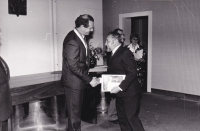 Recognition of the Third Resistance member on 28 November 1992 given to Jiří Materna