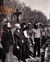 Jiří Fuchs with friends