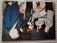 Dana presents the Slovak Woman Award at the Brno Fashion Fair, February 1997