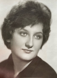 Zlata Erbanová in her youth