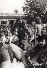 Secret rock festival in Žabčice in 1982 - Viktor Hait