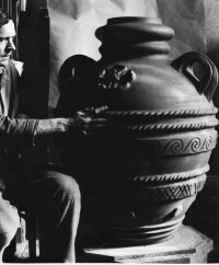 Stanislav Bukovský, together with Antonín Lněnička, produced ceramic artefacts in the Ceramic Centre in Plzeň-Cernice in 1977-1990, mainly for the State Conservation Centres, now the Conservation Institutes, for the exteriors and interiors of state castles and chateaux.