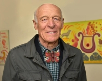 Stanislav Bukovský at the opening of his exhibition at the Jiří Trnka Gallery entitled Works of All Kinds