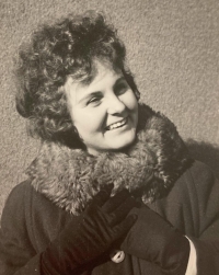 Eva Vopěnková in the early 1970s