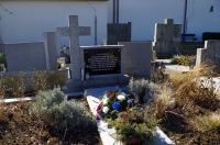 Common grave of 82 prisoners from the death train murdered by the Nazis in Olbramovice and Křešice at the end of the war