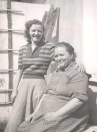 With Mother, 1951