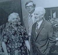 Vladimír Ulrich with his parents