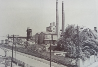 Historical picture of the Nymburk sugar factory