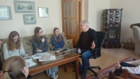 Vladimír Ulrich during recording for the project Stories of Our Neighbours in 2024