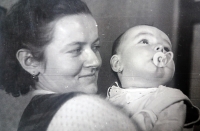 Bohuslava Slobodová with her daughter Bohuslava