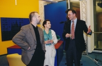 Jan Obrman with the Chairman of RRTV, 2009