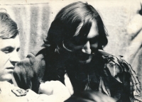 Zdeněk Bartl in Hašek´s Lipnice, summer 1969