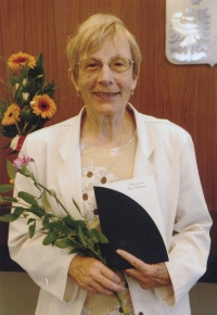 Hana Cuřínová on her 75th birthday (2009)