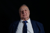 Jan Matějíček during the filming for Memory of Nations in 2025