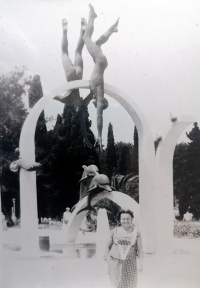 Bohuslava Slobodova on holiday at Yalta in 1984