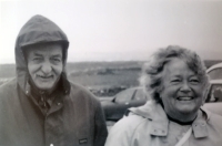 Bohuslava Slobodová on holiday in Ireland with her husband in 2007