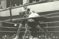 Petr Mamula in the ring, 1970s