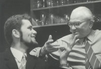 Jiří Hejda with grandson Martin