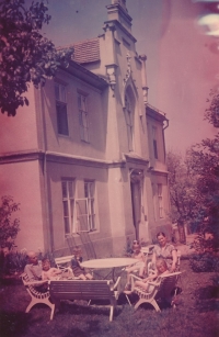 Evangelical parish house in Velim, ca. 1958
