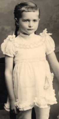 Miloslava Hojdekrová in 1957