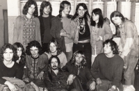 Kerhartice, witness 4th from the left in the middle