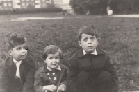 From left: Ladislav, Jana and Petr Bukva, 1960, Olomouc