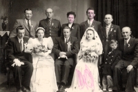 Parents Musils' wedding, 1949