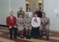 The Board of the Sokol County of Olomouc in 2000