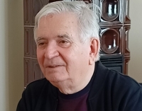 Vladimír Ulrich during recording for the project Stories of Our Neighbours in 2024