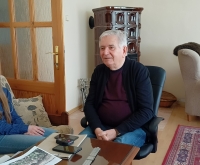 Vladimír Ulrich during recording for the project Stories of Our Neighbours in 2024