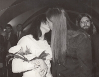 Wedding of Libor Malý and his wife Hana, 1983