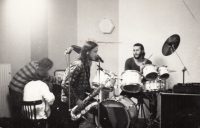 Wedding of Libor Malý and his wife Hana, 1983