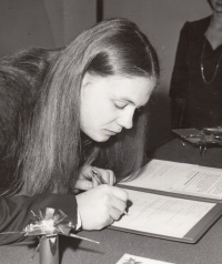 Wedding of Libor Malý and his wife Hana, 1983