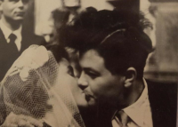 Wedding with František Chudoba in Prague (1955)
