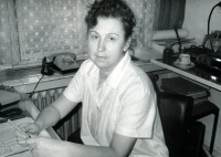 Head nurse Věra Kopejsková in 1986