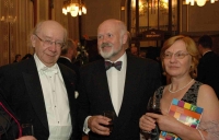 Lukáš Matoušek with wife and Russian conductor Gennadiy Nikolayevich Rozhdestvensky, 2007