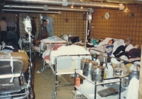 Hospital in Vukovar, Croatia, 1991