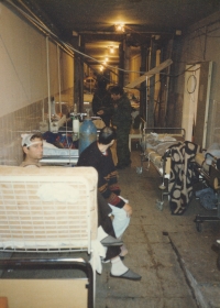 Hospital in Vukovar, Croatia, 1991