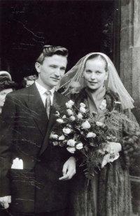 Dad Karel Behenský and mother Věra, née Fochlerová