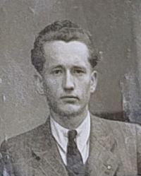 Jaromír Astl, uncle of the witness, pictured in a file preserved in the Security Services Archive, late 1940s