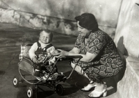 Mother Irena with granddaughter Sylva