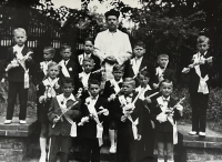 Confirmation, Václav Houf in the middle