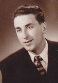 František Hamr during his studies, 1950s