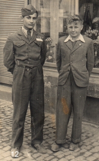 Jan Břinek, aged 18