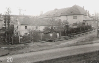 Sokol gym and restaurant in Zálužská Street, 1960s