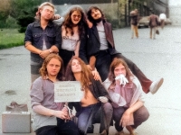 May 1, 1986, to escape the "May Day madness", they went to Hřensko, Jan Tomeš bottom left