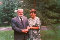 Wedding of Arnošt and Eliška Wagner, September 1989
