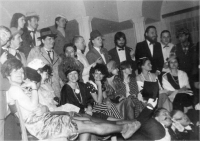 1930s style carnival in Valtířov, 1989