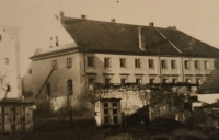 The ruined farm after nationalisation, 1970s