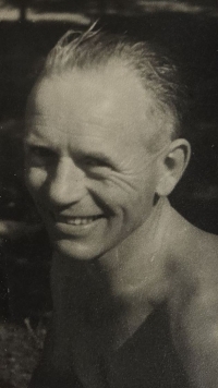 Sylva's beloved grandfather Josef Trnka in 1945